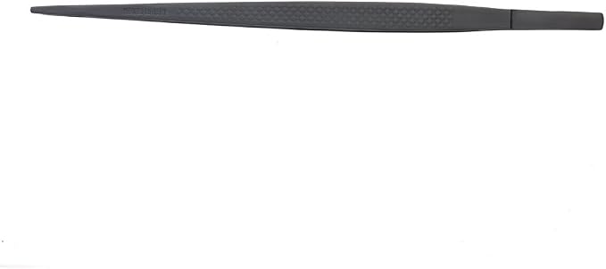 Mercer Culinary 18-8 Stainless Steel Precision Plus Chef Plating Tong, Straight, 9-3/8, Matte Black