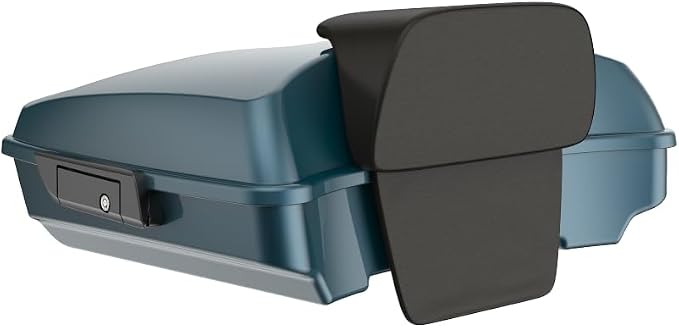 Advanblack Road Glide Tour Trunk Pack Spruce Razor Tour Trunk Pack Backrest Pad for '97-'25 Harley Touring Road King Street Glide Electra Glide CVO models