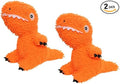 MIGHTY® 2 Pack Microfiber Medium T-Rex Dog Toys | Ultra Durable Plush Toy with Multiple Layers & Reinforced Seams , Washable and Floats , Mighty® Construction