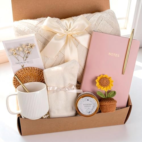 Birthday Gift for Women Friendship, Gifts for Women Birthday Unique Self Care, Gifts Basket for Best Friend, Sister, Mom, Teen Girls, Wife, Girlfriend, Coworker