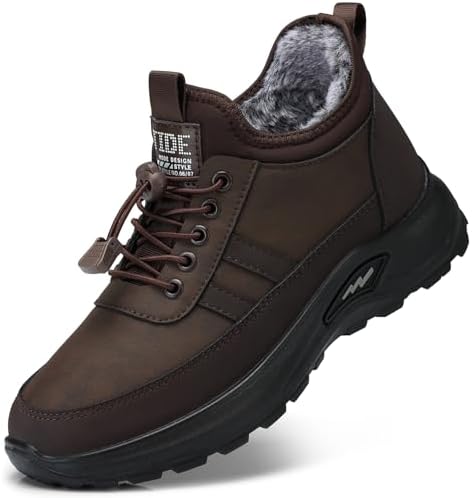 SHIBEVER Winter Snow Boots for Women: Warm Fur Lined Snow Ankle Booties