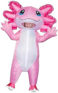 Stegosaurus Inflatable Axolotl Costume for Kids Halloween Kid Blow Up Costume Deluxe Pink Costumes for Girls Boys Cosplay Party