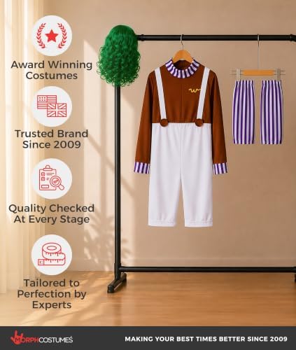 Morph Factory Worker Costume Men, Halloween Costumes for Men