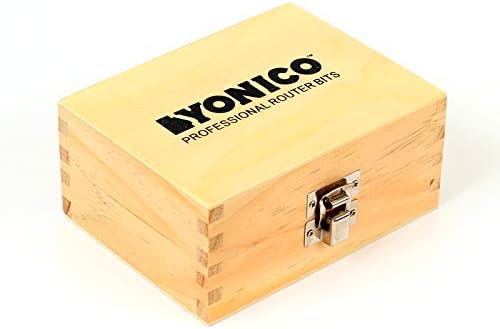 YONICO Router Bits Tongue & Groove Set 1/4-Inch Plywood Panel 2 Bit 1/2-Inch Shank 15231