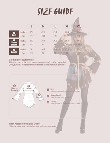Spooktacular Creations Scary Scarecrow Costume Women, Evil Scarecrow Dress, Creepy Halloween Costumes for Women Adult 2025