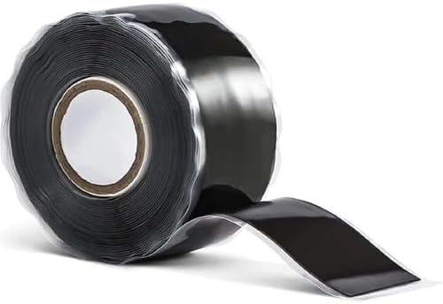 10 Roll 1 Inch X 10 FT Self-Fusing Silicone, Thickness 0.5mm Hose Repair Tape, Heavy Duty and Leak Proof Rubber Hose Tape, Pipe for Water(Blue)