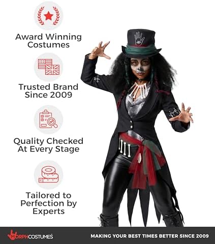 Morph Voodoo Costume Women, Halloween Costumes for Women