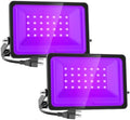 Onforu Purple Halloween Lights, 30W Dusk to Dawn Floodlight 2 Pack LED Flood Light Outdoor Decoration, Auto ON/Off Plug in Spot Light, IP65 Waterproof Uplighting Uplights for Party Garden