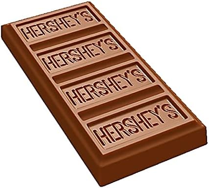 HERSHEY'S Milk Chocolate Snack Size Candy Bar, 5 Pound Bulk Package