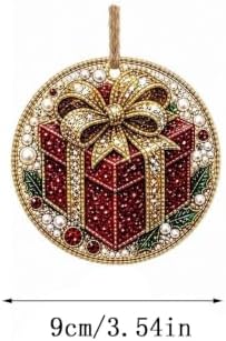 6PCS Christmas Ornaments DIY Pearl Diamond Art Kits for Adult Holiday
