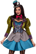 Leg Avenue Women's 3 Piece Deluxe Mad Hatter Costume