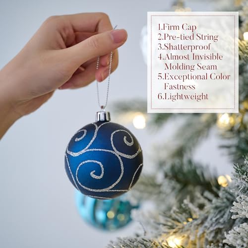 Valery Madelyn 35ct Christmas Tree Decorations Ball Ornaments 2.76 Inches