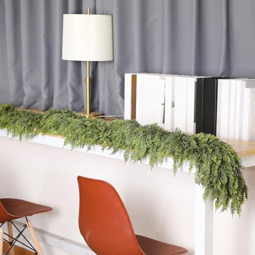 Waydress 1 Pcs 12ft Christmas Artificial Cedar Garland Realistic