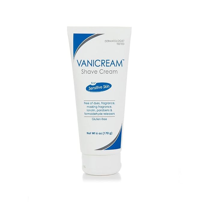 Vanicream Shave Cream for Sensitive Skin - 6 oz, Pack of 4