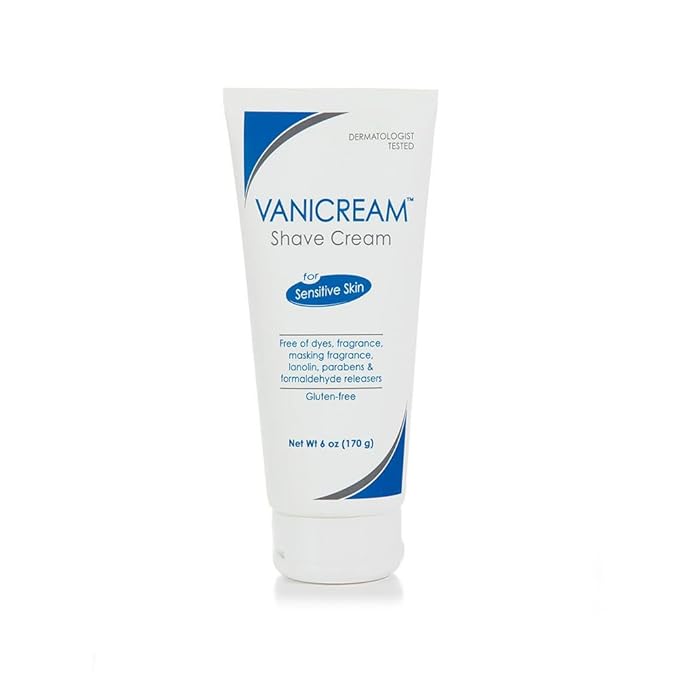 Vanicream Shave Cream For Sensitive Skin 6 oz (Pack of 6)