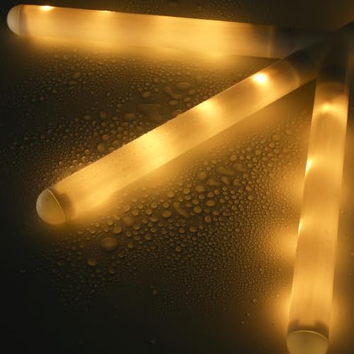 4PK 64 LED Branch Stake Lights, 11 Modes 9.8 FT Total Length, Decoration Lights, Outdoor Use, Battery Operated for Holiday, Classroom, Party, Christmas (Warm White+Multi-Color)