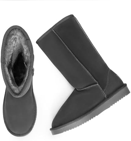 DREAM PAIRS Women's High-top Winter Warm Snow Boots