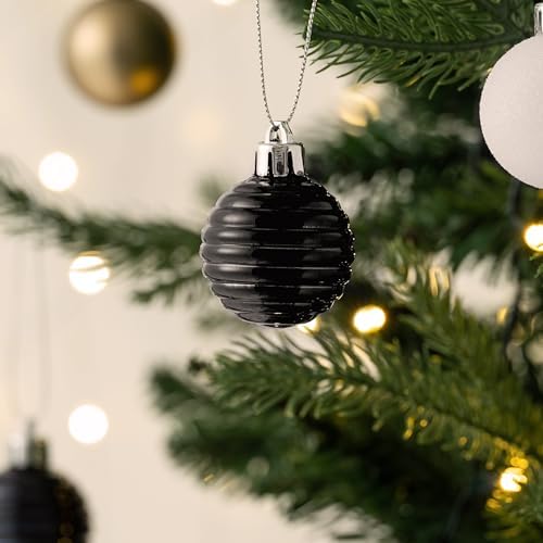 Valery Madelyn Small Christmas Tree Decorations Ball Ornaments 24ct 1.57"