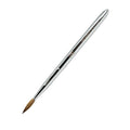 Young Nails YNI Finesse Pro Acrylic Sculptor - Standard Size 9 Oval Brush w/ Built-In Brush Cover, Natural Hair, Ideal for Acrylic Nail Application, Acrylic Fills, Acrylic Nail Extensions, Nail Art