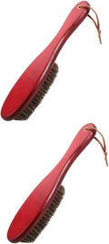 NOLITOY 2pcs Handle Horsehair Shoe Cleaning Brush Versatile Laundry Scrub Brush for Shoes Compact Design for Easy Use and Carrying for Footwear Care