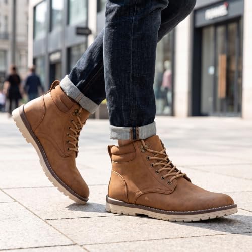 Vostey Men's Hiking Boots Waterproof Casual Chukka Boots for Men