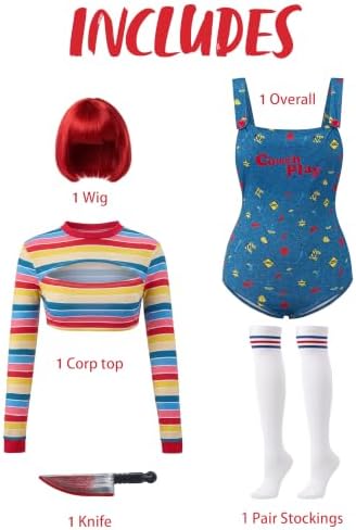 Spooktacular Creations Halloween Costume Adult Women Killer Doll Costume