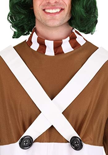 Rubies at Party City Willy Wonka and the Chocolate Factory: Oompa Loompa Costume for Adults, Men's Costume