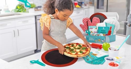 Tovla Jr. Kids Pizza Making Kit | Real Reusable Chef Tools | Ages 5-12