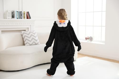 Animal Onesie Pajamas for Kids, Soft Flannel Halloween Cosplay Costume for Boys Girls