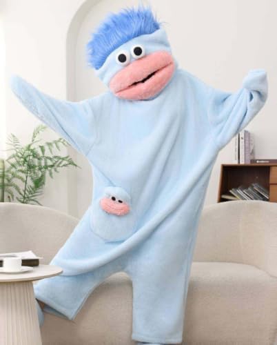 Big Mouth Monster Onesie Halloween Christmas Costume (not include shoes )