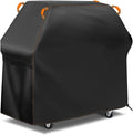 BBQ Grill Cover for Cuisinart Woodcreek 4-in-1 Pellet Grill,Outdoor Barbecue Protectors Weatherproof UV Resistant Oxford Fabric Shield Outdoor Cooking Tools Accessories