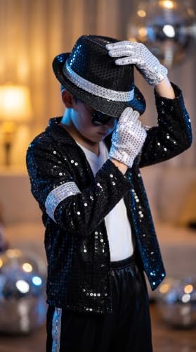 Kids Dance Star Costume,80s 90s Pop Star Dance Party Outfit