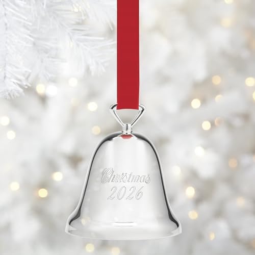 Reed & Barton 2026 Silverplate Christmas Bell Ornament