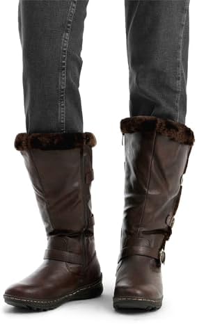 DREAM PAIRS Women's Knee High Boots Winter Warm Boots