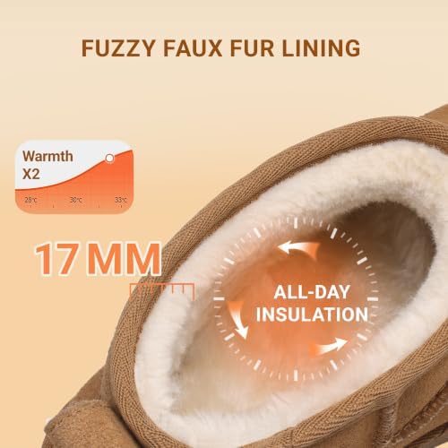 DREAM PAIRS Women's Outdoor Winter Ankle Boots