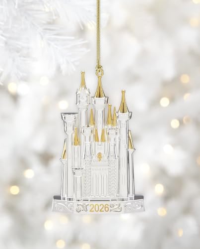 Lenox 2026 Disney Castle Silverplate Ornament