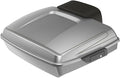 Advanblack Road Glide Tour Trunk Pack Dark Platinum Razor Tour Trunk Pack Backrest Pad for '97-'25 Harley Touring Road King Street Glide Electra Glide CVO models