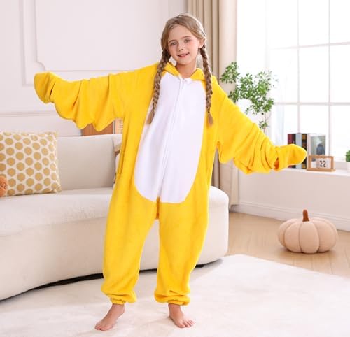 Animal Onesie Pajamas for Kids, Soft Flannel Halloween Cosplay Costume for Boys Girls