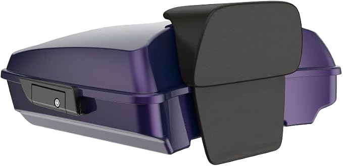 Advanblack 2025 RG Tour Trunk Pack Mystic Shift Razor Tour Trunk Pack Backrest Pad for '97-'25 Harley Touring Road King Street Glide Electra Glide CVO models