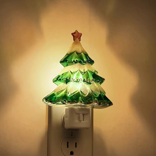 L LOHAS LED Christmas Tree Night Light 3000K Warm White Plug in Night Light