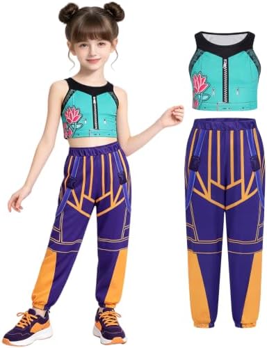 Mersi Pop Singer Costume Girls Kids Halloween Costumes with Accessories