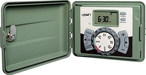 Orbit 57896 6-Station Outdoor Swing Panel Sprinkler System Timer