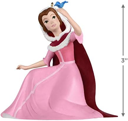 Hallmark Keepsake Christmas Ornament 2020, Disney Beauty and the Beast Something There Belle (1799QXD6544)