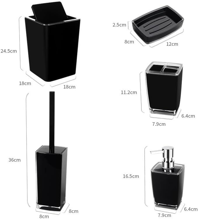 JSEIAJB Bathroom Set Ceramic Toiletries Soap Box Toothbrush Holder Hand Sanitizer Bottle(D)