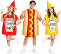 Halloween Group Couple Costume Hot Dog Ketchup Mustard Halloween Costumes
