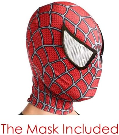 Halloween Costume Superhero Cosplay Bodysuit Spandex Jumpsuit Spider Bodysuit Mask 3D Style Cosplay Suit For Adult