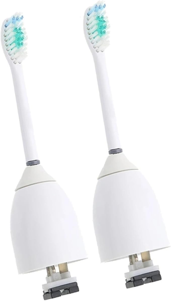 HX7001 Replacement Electric Toothbrush Heads Compatible for Philips HX5551 HX5251 HX5451 Sonicare E-Series(2 Pcs)