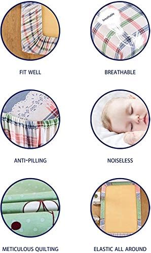 Castle Fairy Christmas Tree Sheet Set Kids Boys Girls Striped Grid Fitted Sheets Set Full Size Red Green Grid Bedding Sheet Sets Includes 1 Flat Sheet,1 Fitted Sheet,2 Pillowcases