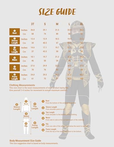 Spooktacular Creations Golden Ninja Costume Set, Ninja Jumpsuit with Foam Accessories for Kids, Toddler Halloween Outfit for Ideas Cosplay Party (Small, 5-7 yrs)