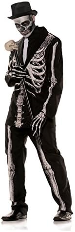 Underwraps Mens Bone Daddy,Black,Adult 2X Large